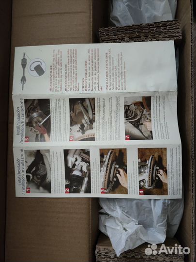 Привод в сборе передний левый ford focus 2 1.6 1.8