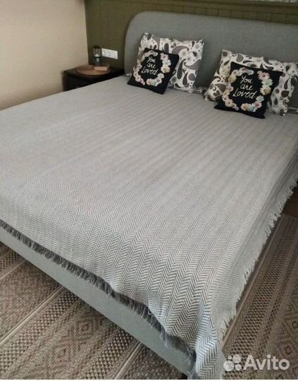 Покрывало-плед Шерсть Елочка