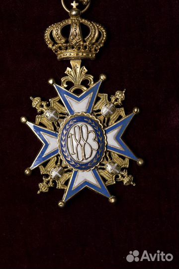 Орден Савы(Саввы). 3 степень. Королевство Сербия