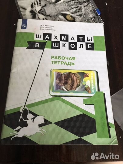 Книга-учебник Шахматы в школе 1 класс