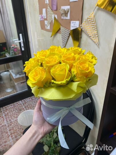 Коробочки из 15 роз