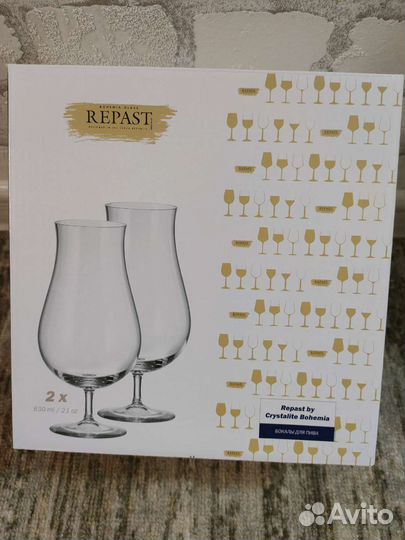 Бокалы для пива Богемия Crystalite Bohemia