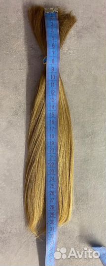 Хвост детский срез волос