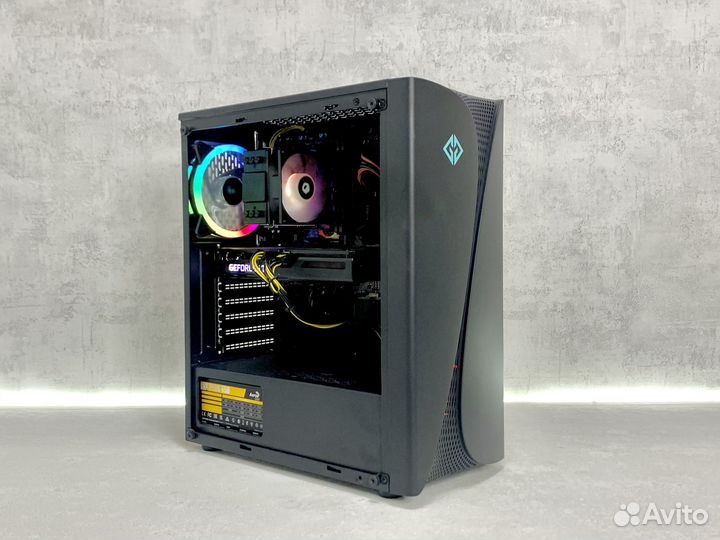 Игровой пк intel 13100F, RTX 3060, DDR4, NVMe
