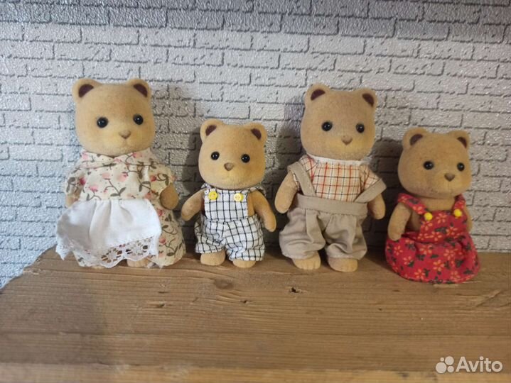 Sylvanian families семьи и малыши