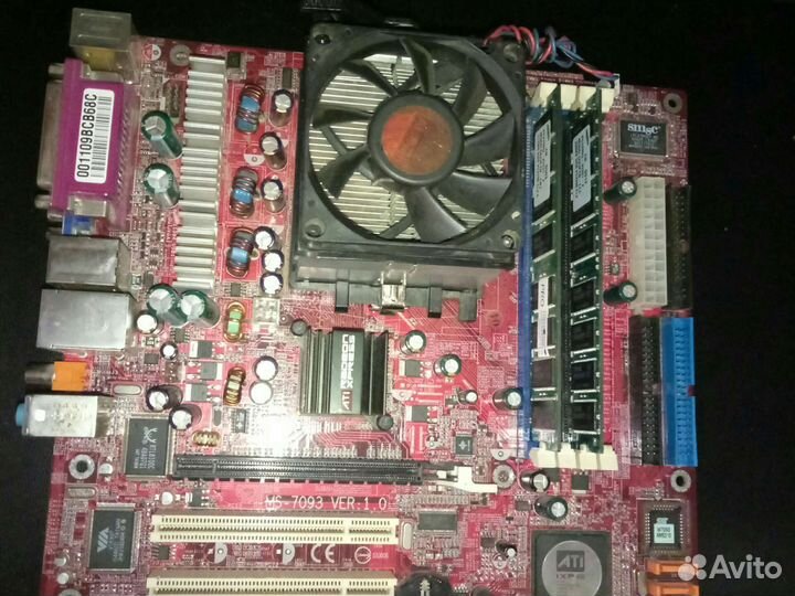 Материн. плата с процессором Socket Aмд939, LGA775