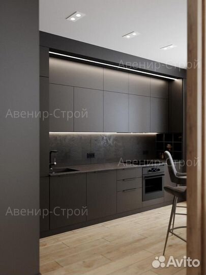 Дизайнерский ремонт квартир + дизайн проект