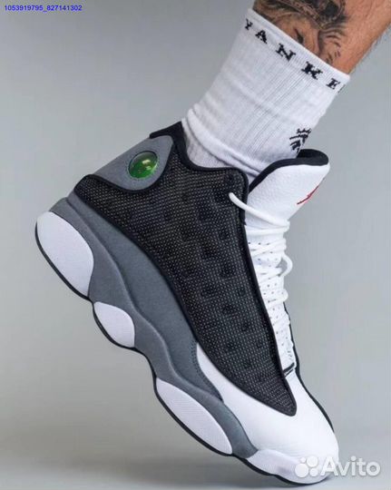 Кроссовки nike air jordan 13 серые