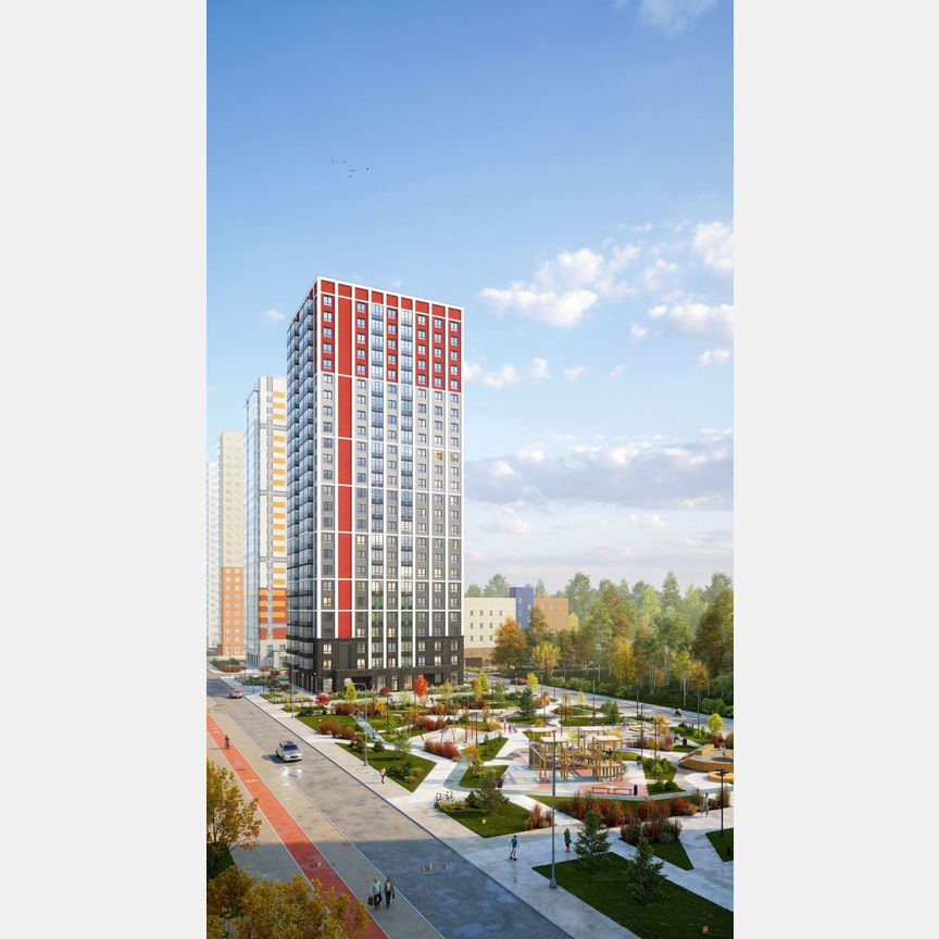 Квартира-студия, 29,5 м², 2/25 эт.