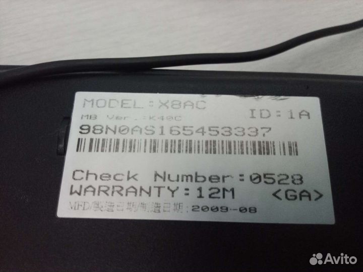 Ноутбук asus x8ac