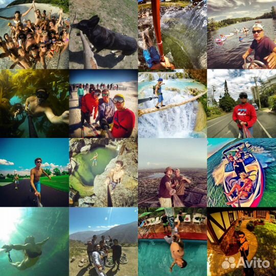 Аксессуары крепления экшн камер GoPro insta360 идр