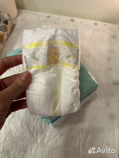 Подгузники памперс 0