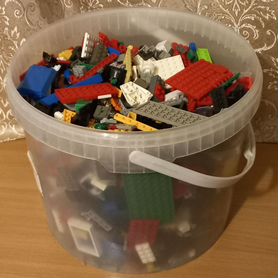 Lego россыпью+ 3 пластины