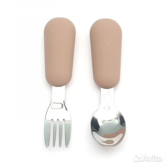 Детские ложка и вилка (набор для прикорма)