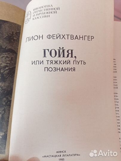 Книга Фейхтвангер. Гойя