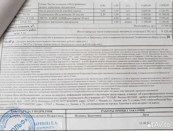 Свечи зажигания Nissan X-Trail T32