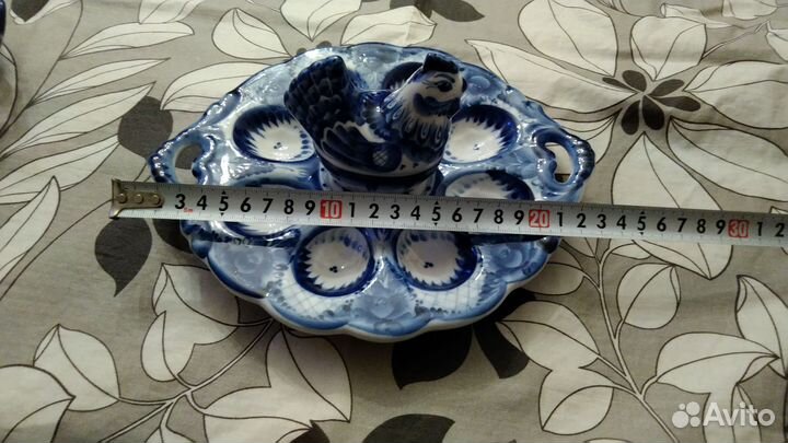 Набор посуды гжель (пасхальный)