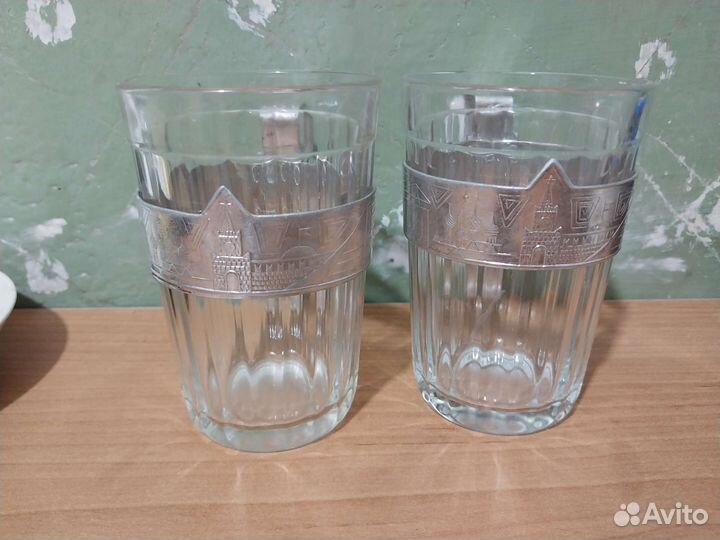 Подстаканники, стаканы СССР
