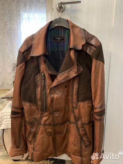 Кожаная куртка мужская
