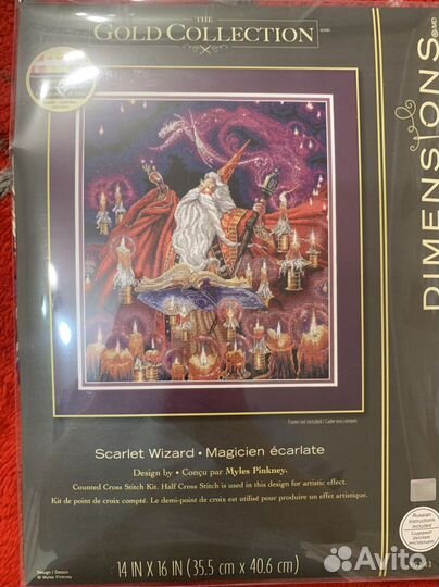 Набор для вышивания крестом dimensions