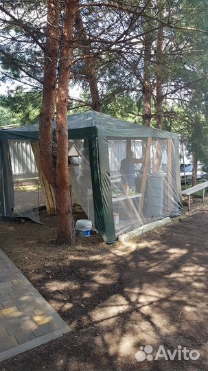 Шатер для рабочих бу