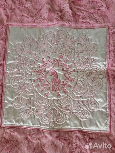 Новое покрывало плед для малыша розовое Baby Phat