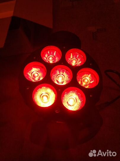 Вращающаяся голова Ross mobi led beam rgbw 7x10W