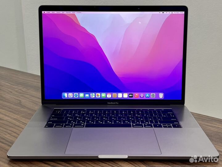 Macbook pro 15 retina 2018 i9 / 32 гб / 1 тб