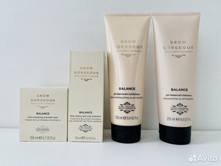 Grow gorgeous шампунь кондиционер маска