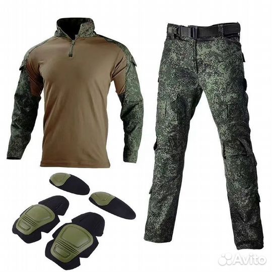 Тактический боевой костюм комбат мох мультикам