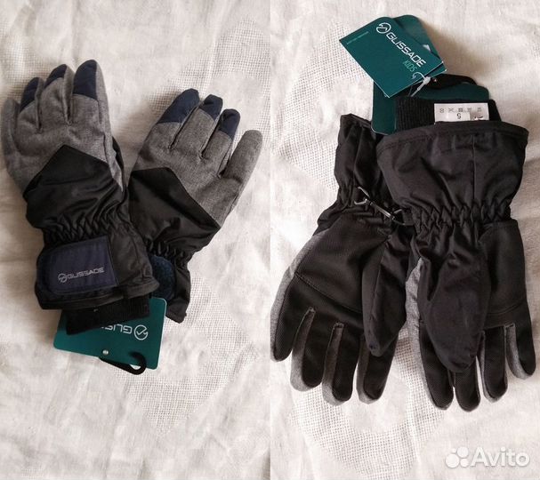 Новые перчатки зима ладошка 15 см 6-9 лет Европа