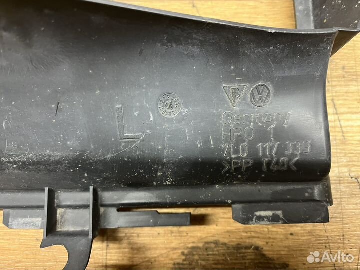 Воздуховод интеркулера touareg 7L