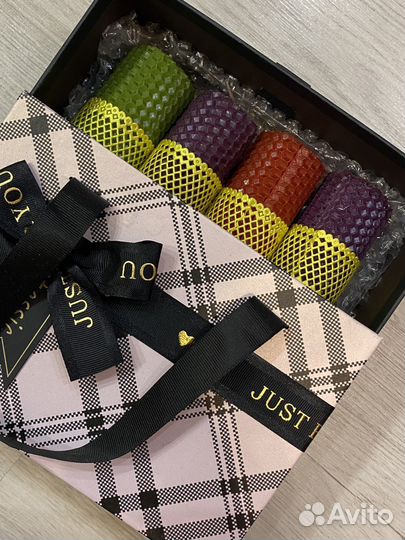 Свечи из вощины ручной работы