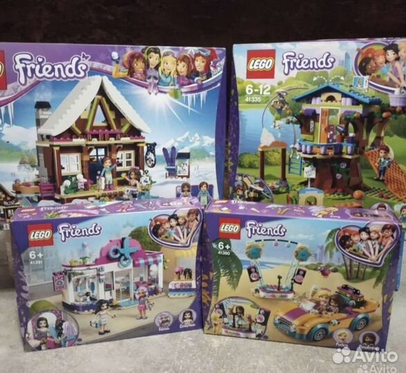 Lego Friends домики, сцена и др