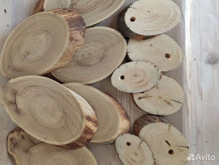 Спил дерева для выжигания и творчества