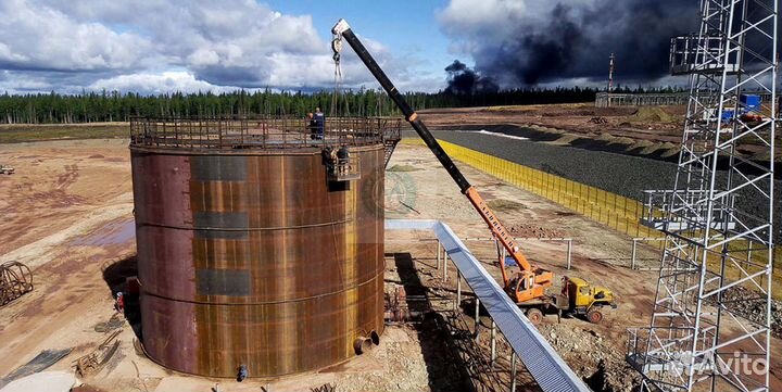 Рвс 600м3. Емкость от производителя