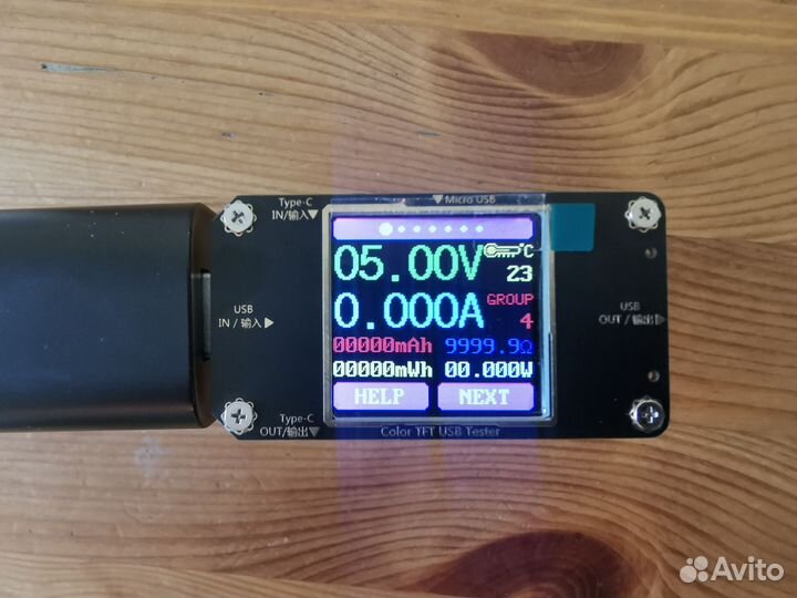 Вольтметр USB