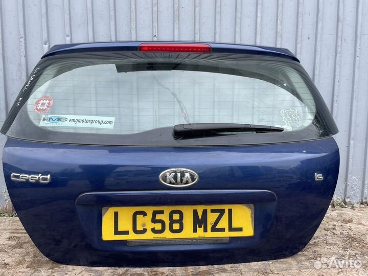 Kia ceed хэтчбек крышка багажника