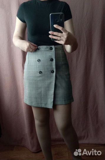 Юбка трапеция Zara 42 размер