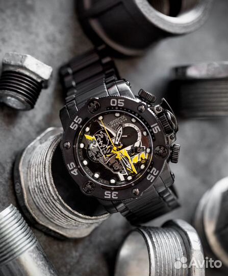 Часы Invicta DC Comic Batman Инвикта Бэтмен Черные