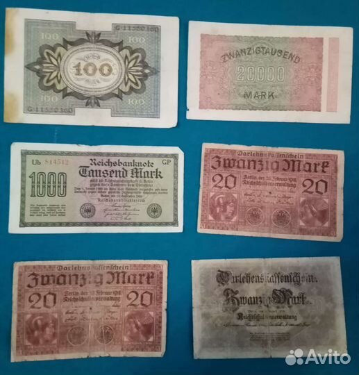 Банкноты Германии