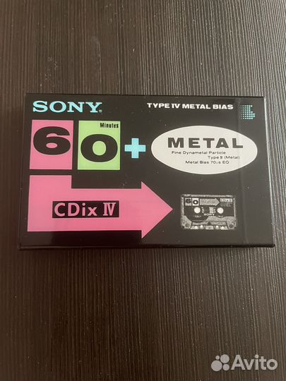 Аудиокассета sony CDix lV -60