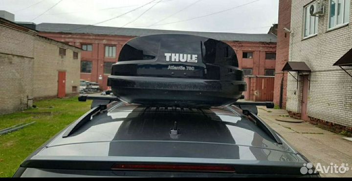 Thule автобокс в прокат багажник на рейленги и