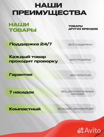 Фен стайлер с насадками 7в1