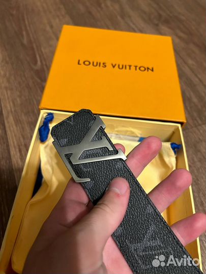 Черный ремень Louis Vuitton оригинал