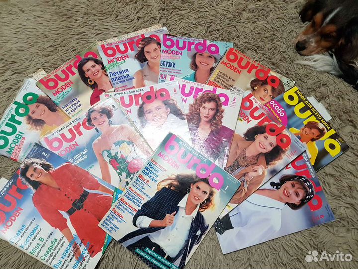 Журналы и книги по вязанию и шитью Burda, Siluett