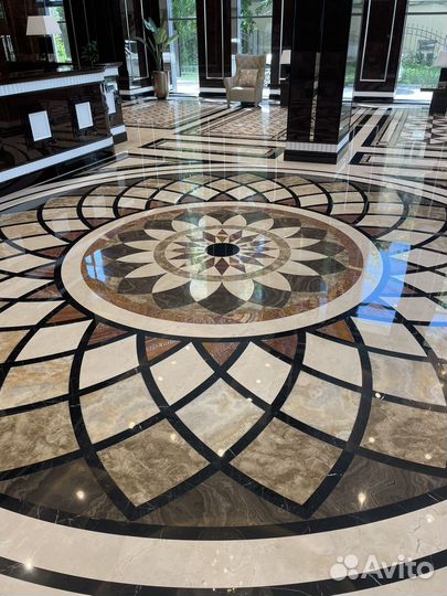 Полировка мрамора Реставрация мрамора