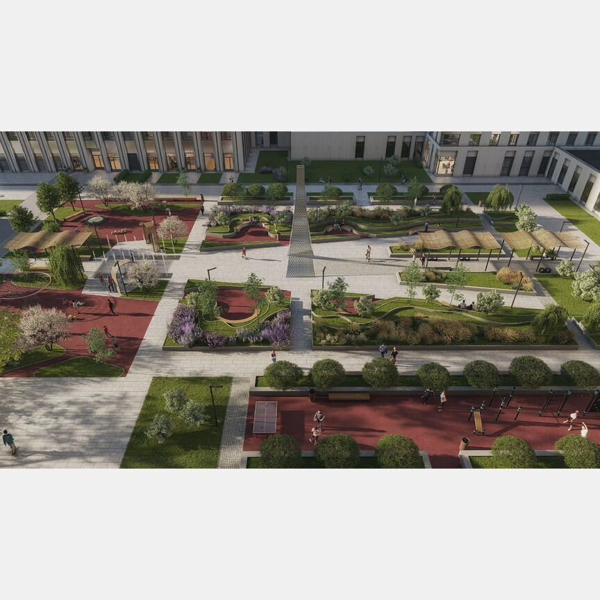 2-к. квартира, 53 м², 20/26 эт.