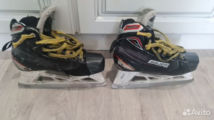 Хоккейные вратарские коньки bauer vapor