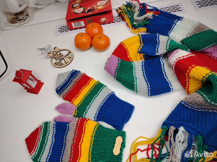 Варежки и шарф pinterest как из пинтерест